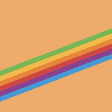 Wallpaper Heritage Stripe Orange